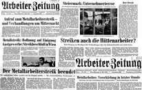 Bild zu 1960 | Metallerstreik zu Beginn des „Goldenen Zeitalters“ der Sozialpartnerschaft